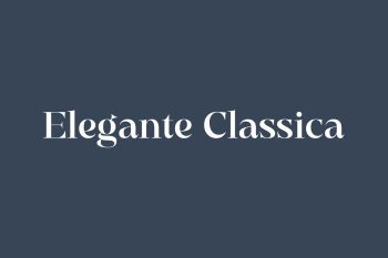Free Elegante Classica Font