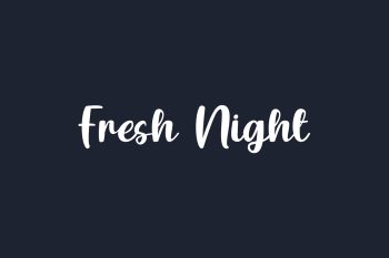 Fresh Night Free Font