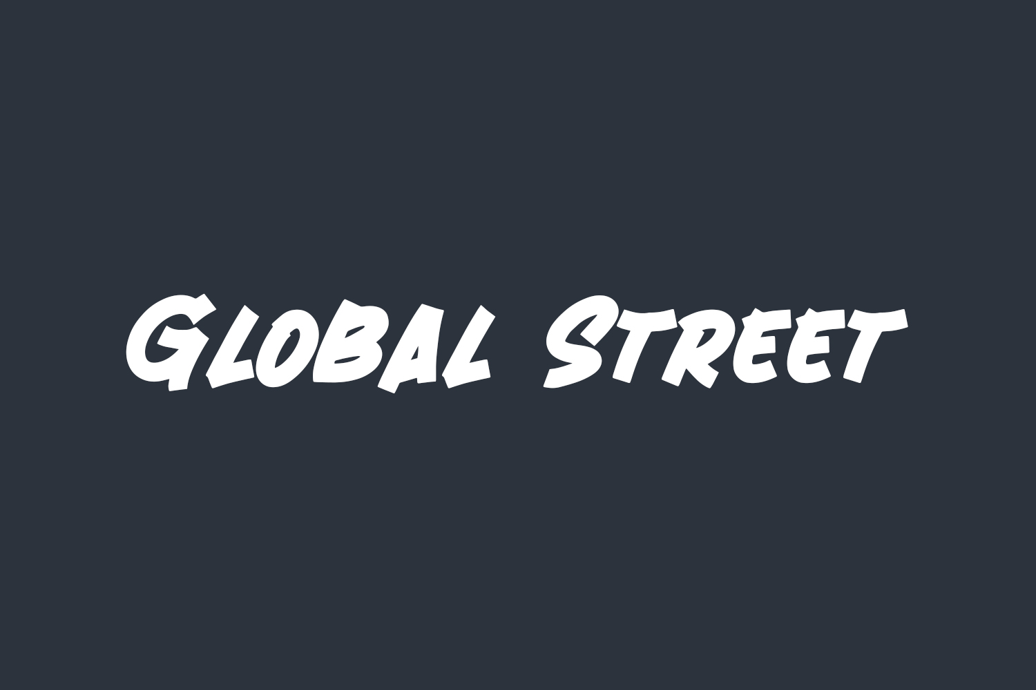 Global Street Free Font