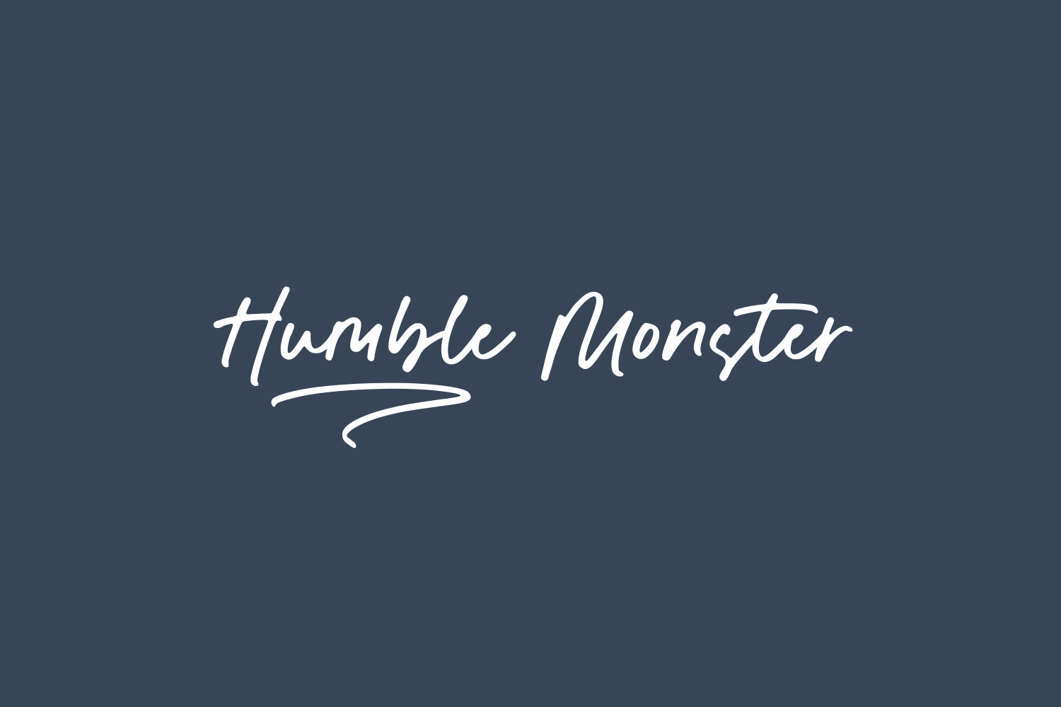 Free Humble Monster Font