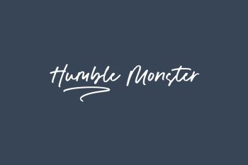 Free Humble Monster Font