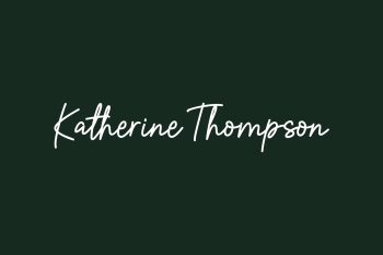 Katherine Thompson Free Font