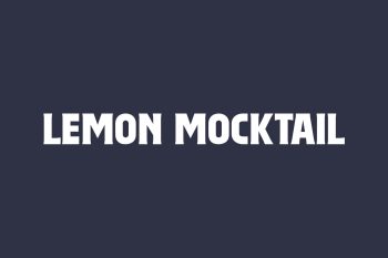 Free Lemon Mocktail Font