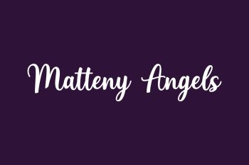 Free Matteny Angels Font