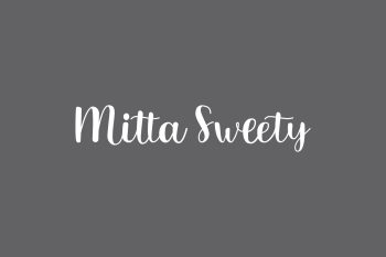 Mitta Sweety Free Font