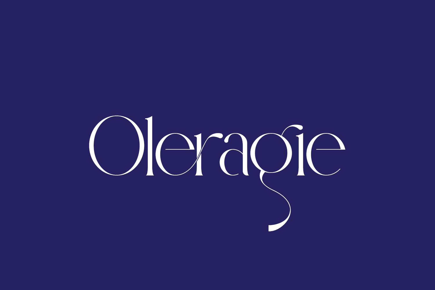 Free Oleragie Font