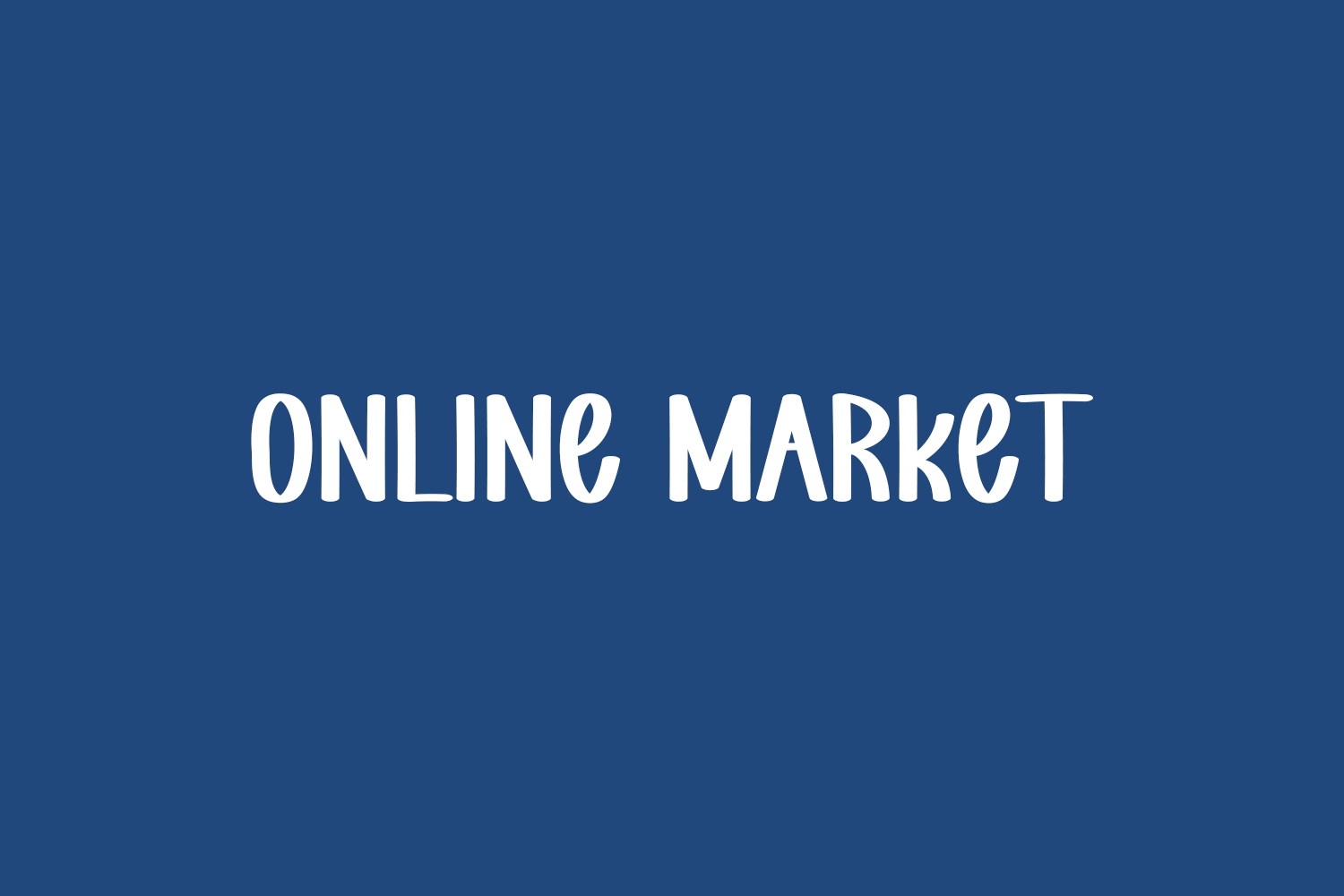 Free Online Market Font