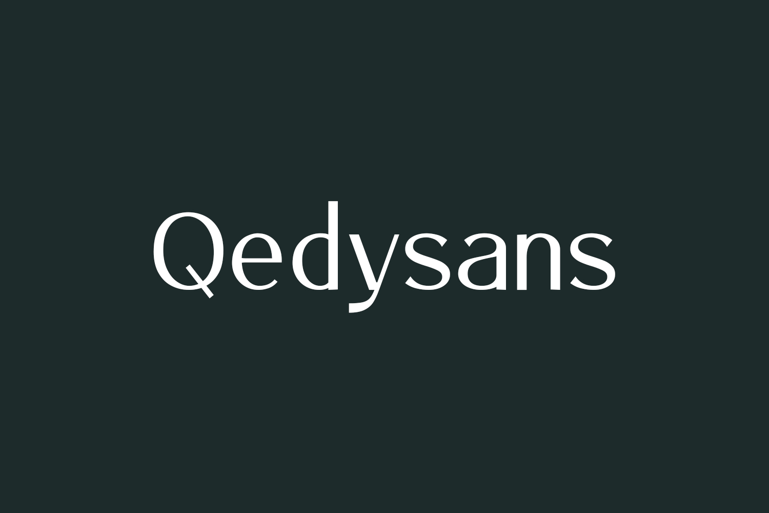Qedysans Free Font