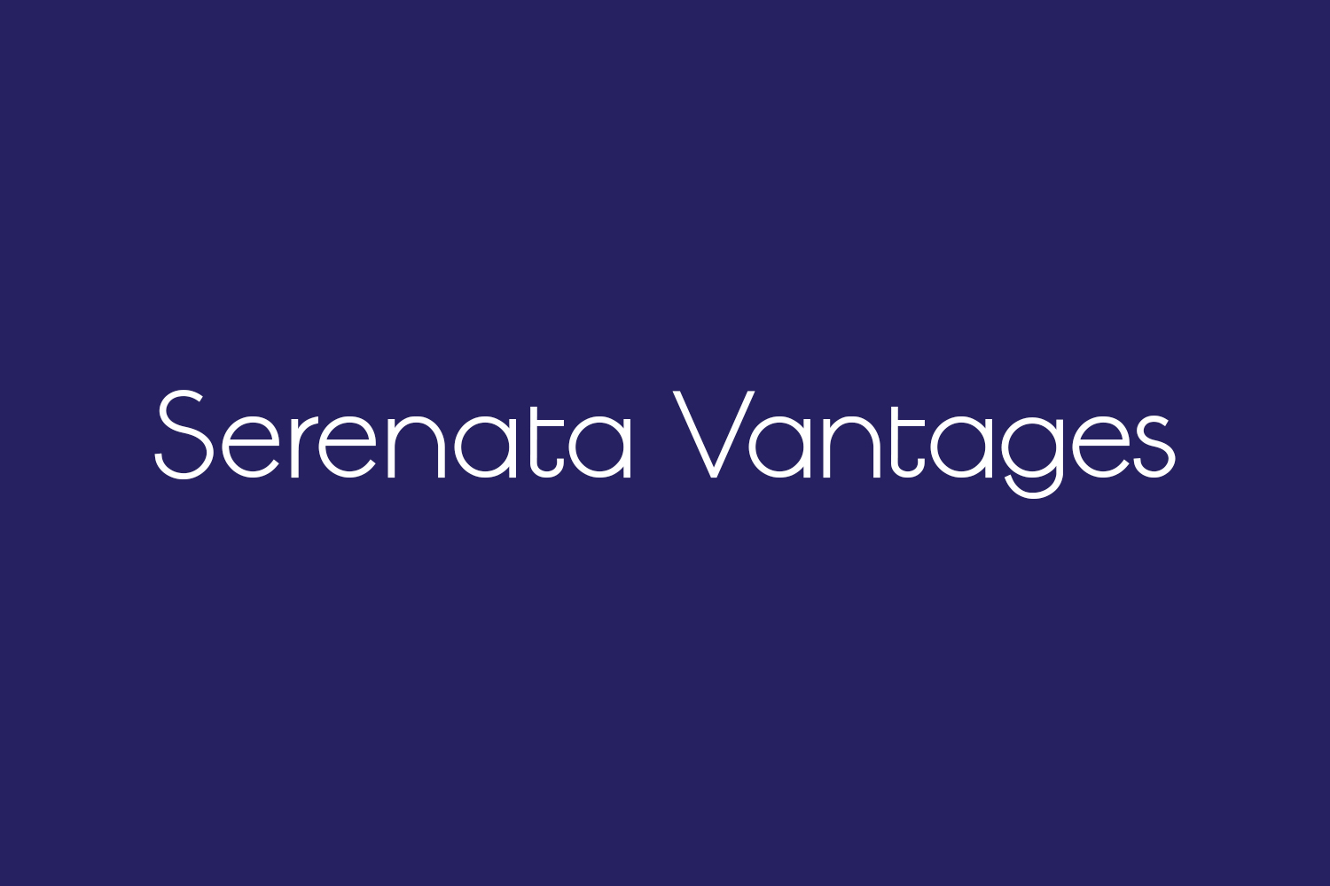 Serenata Vantages Free Font Family