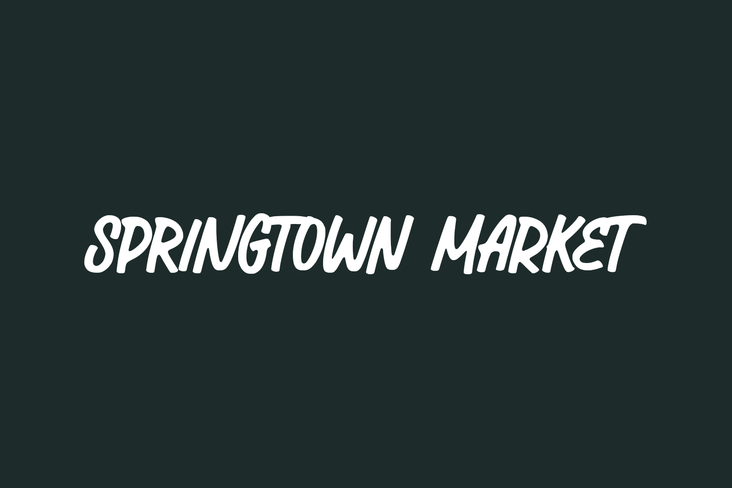 Springtown Market Free Font Family