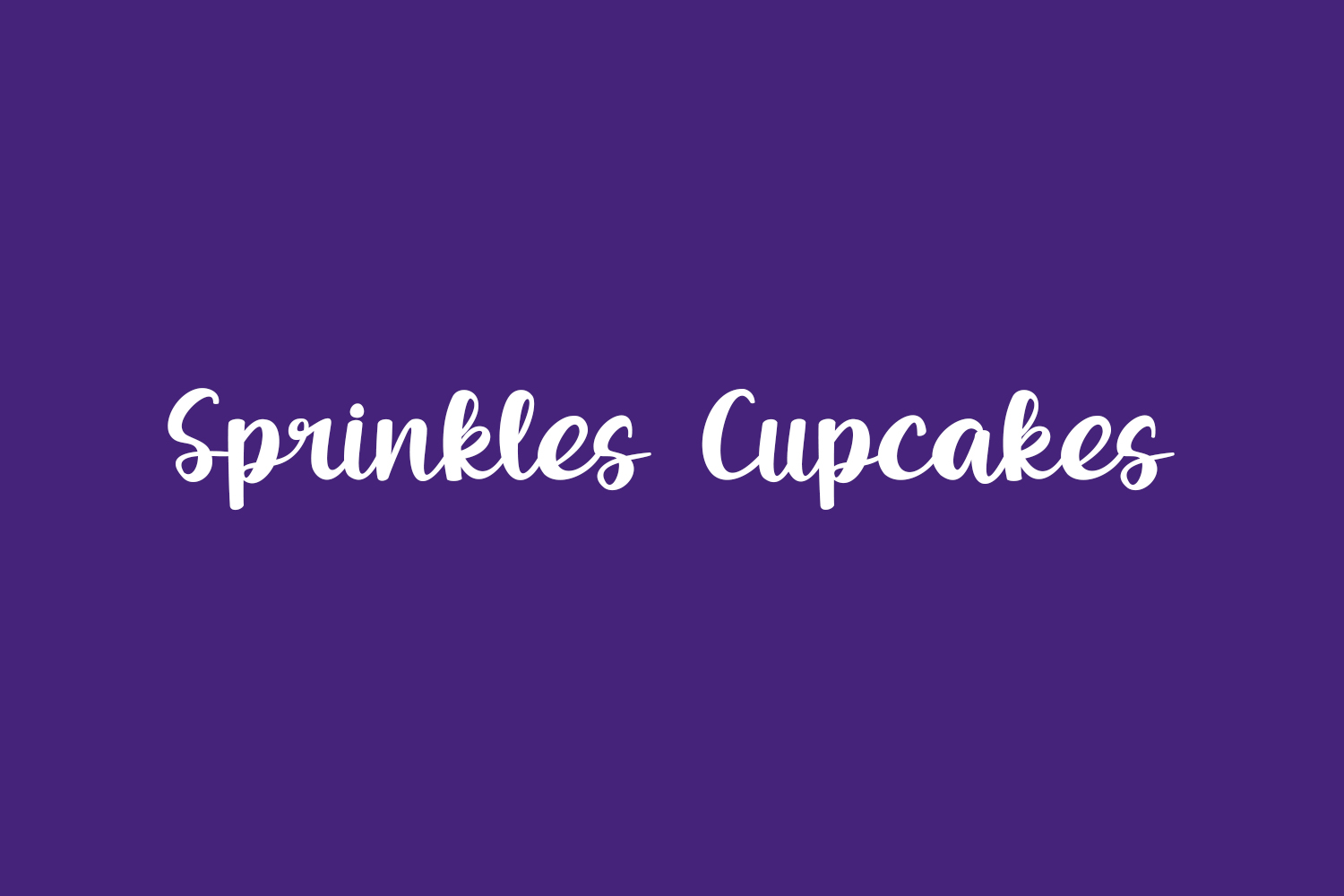 Sprinkles Cupcakes Free Font