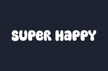 Free Super Happy Font