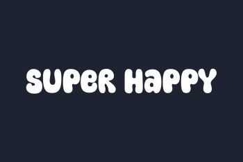 Free Super Happy Font