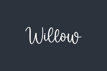 Free Willow Font