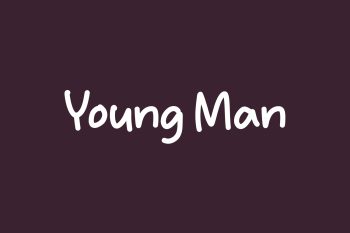 Free Young Man Font