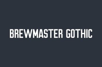 Brewmaster Gothic Free Font