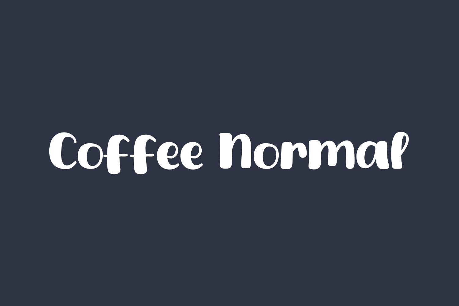 Free Coffee Normal Font