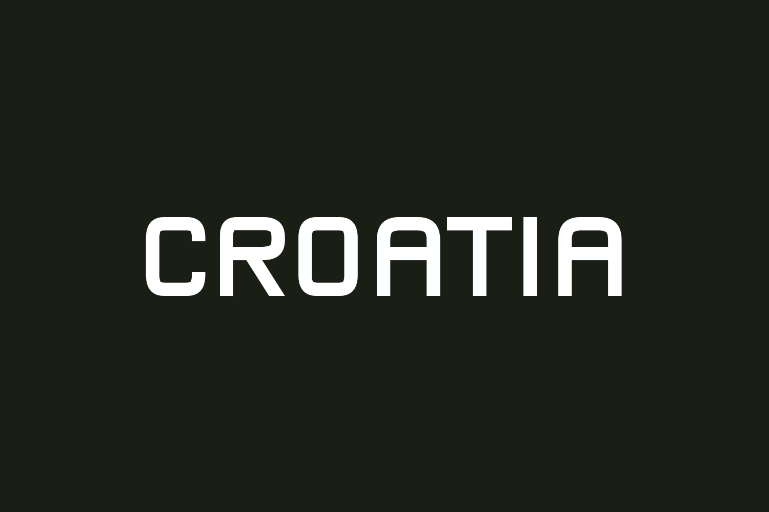 Croatia Free Font
