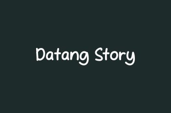 Datang Story Free Font