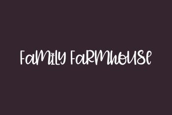 Family Farmhouse Free Font