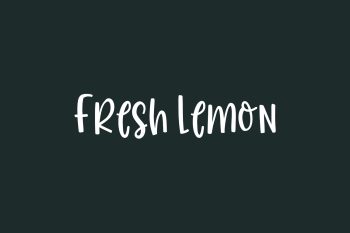 Fresh Lemon Free Font