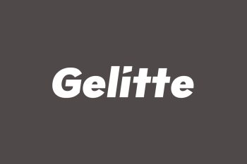 Gelitte Free Font