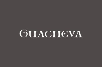 Guacheva Free Font