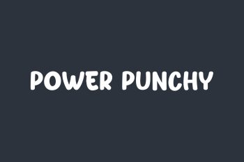 Power Punchy Free Font
