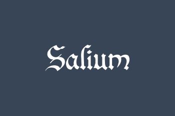 Free Salium Font