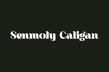 Senmoly Caligan Free Font