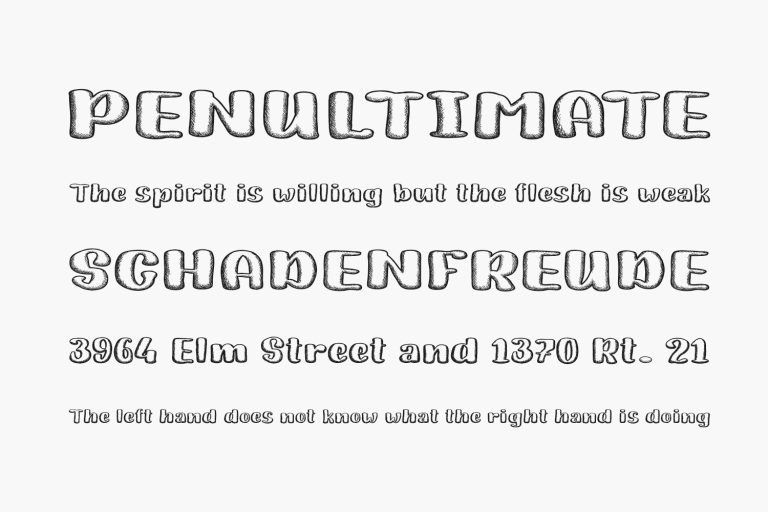 Sketch Bego Free Font Family | Bold Script for Logos & Streetwear Branding