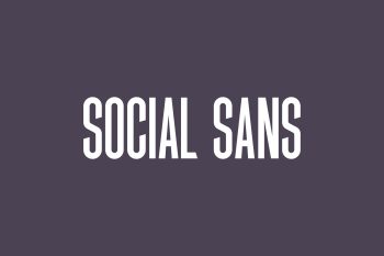 Free Social Sans Font Family