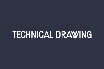 Free Technical Drawing Font Family