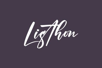 Listhon Free Font